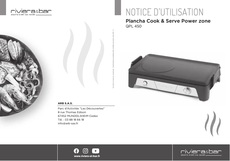 First page image of the manual for QPL 450