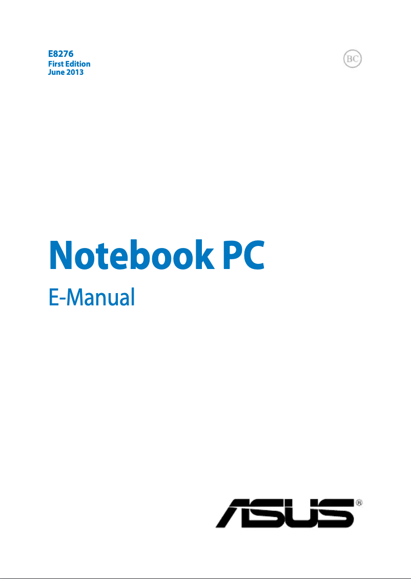 Page 1 of the manual User Manual Asus VivoBook C1044H