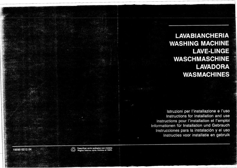 First page image of the manual for LBE500N.2