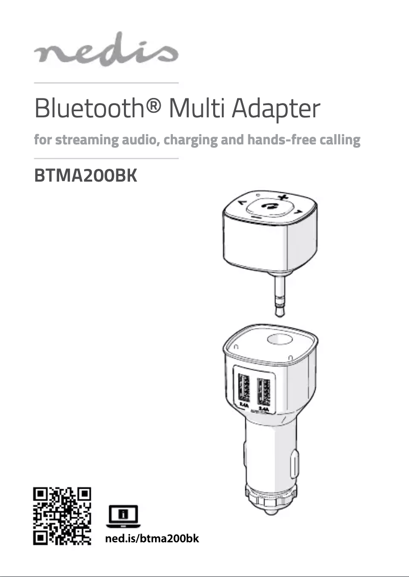 Page 1 of the manual User Manual Nedis BTMA200BK