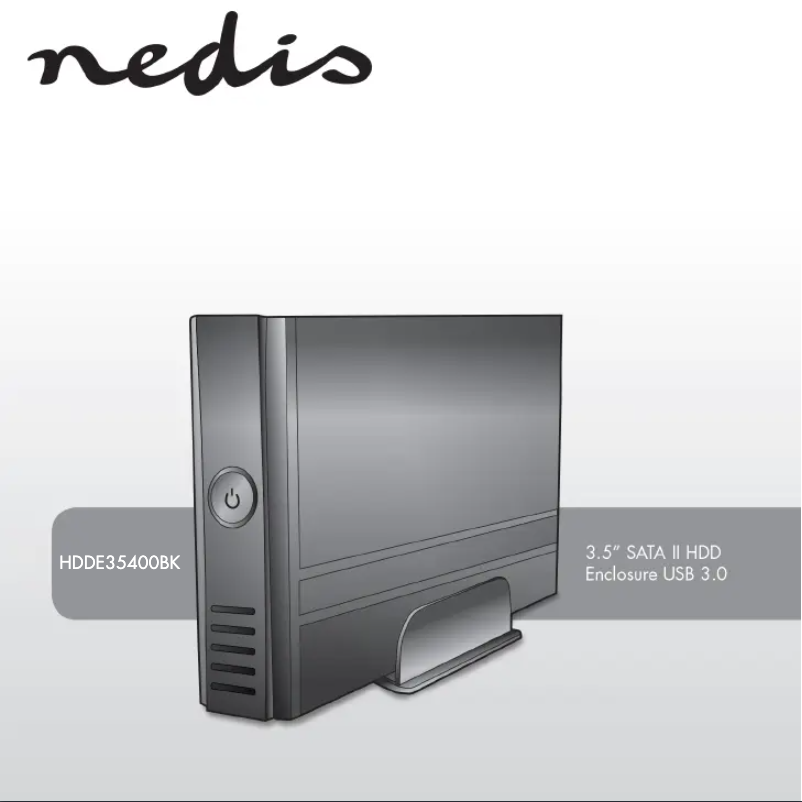 First page image of the manual for HDDE35400BK