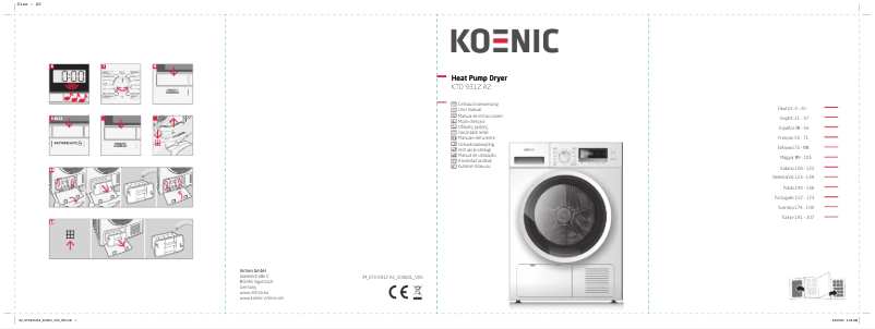 Page 1 of the manual User Manual Koenic KTD 9312 A2