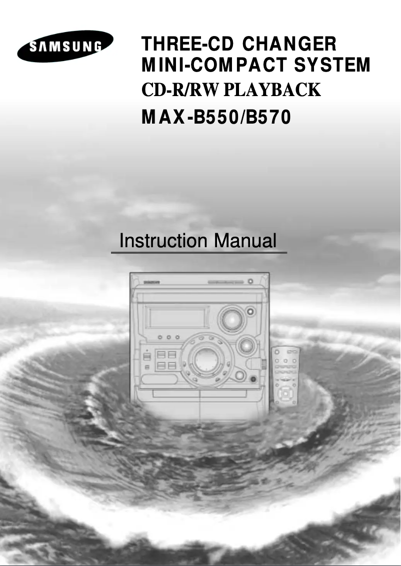 First page image of the manual for MAX-B570