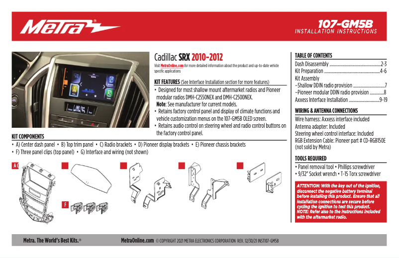 Page 1 of the manual User Manual AXESS 107-GM5B
