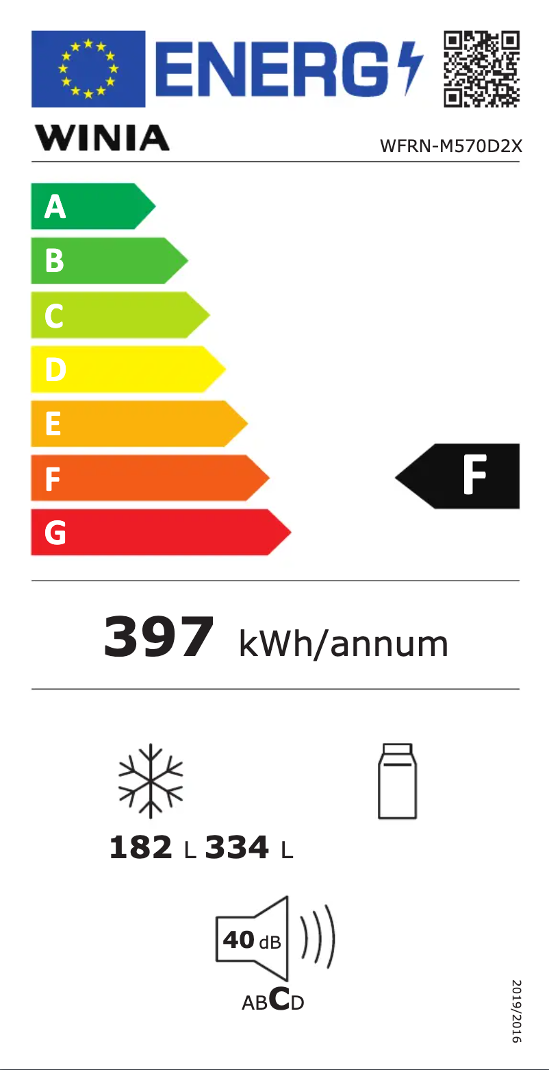First page image of the manual for WFRN-M570D2X