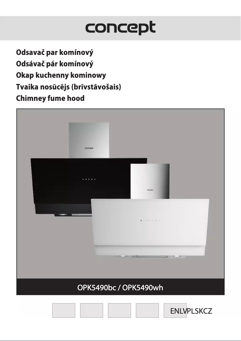 First page image of the manual for OPK5490BC