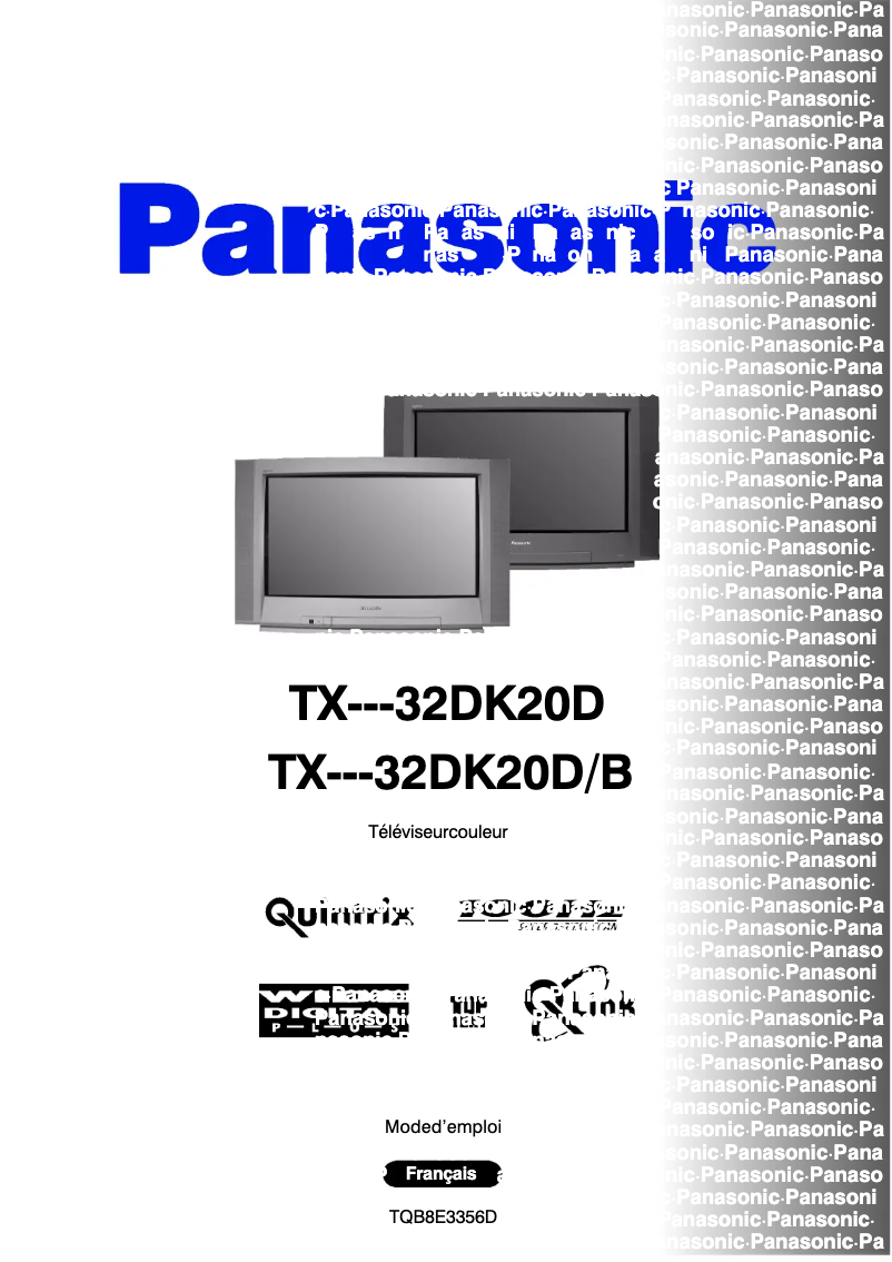 First page image of the manual for TX-32DK20D