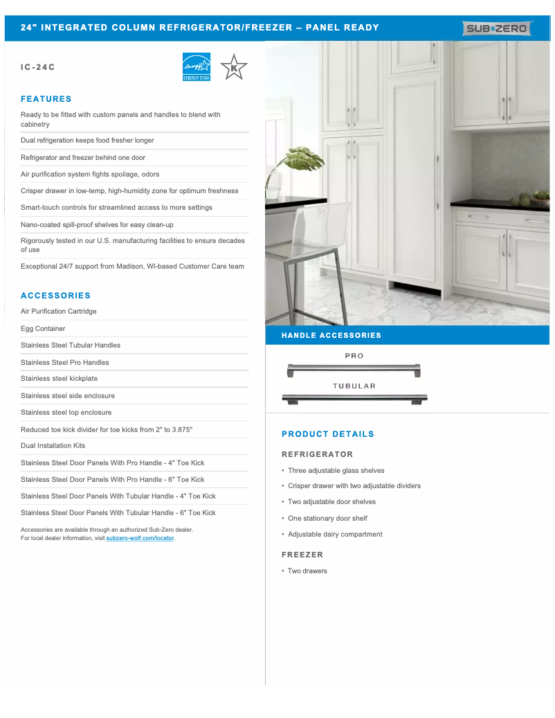 First page image of the manual for IC-24CI-LH