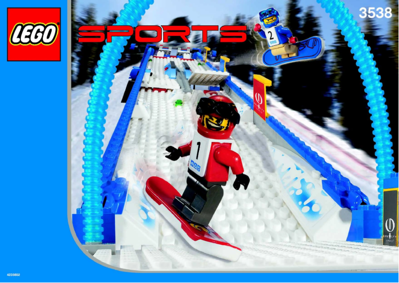 Page 1 of the manual User Manual Lego Snowboard Boarder Cross Race