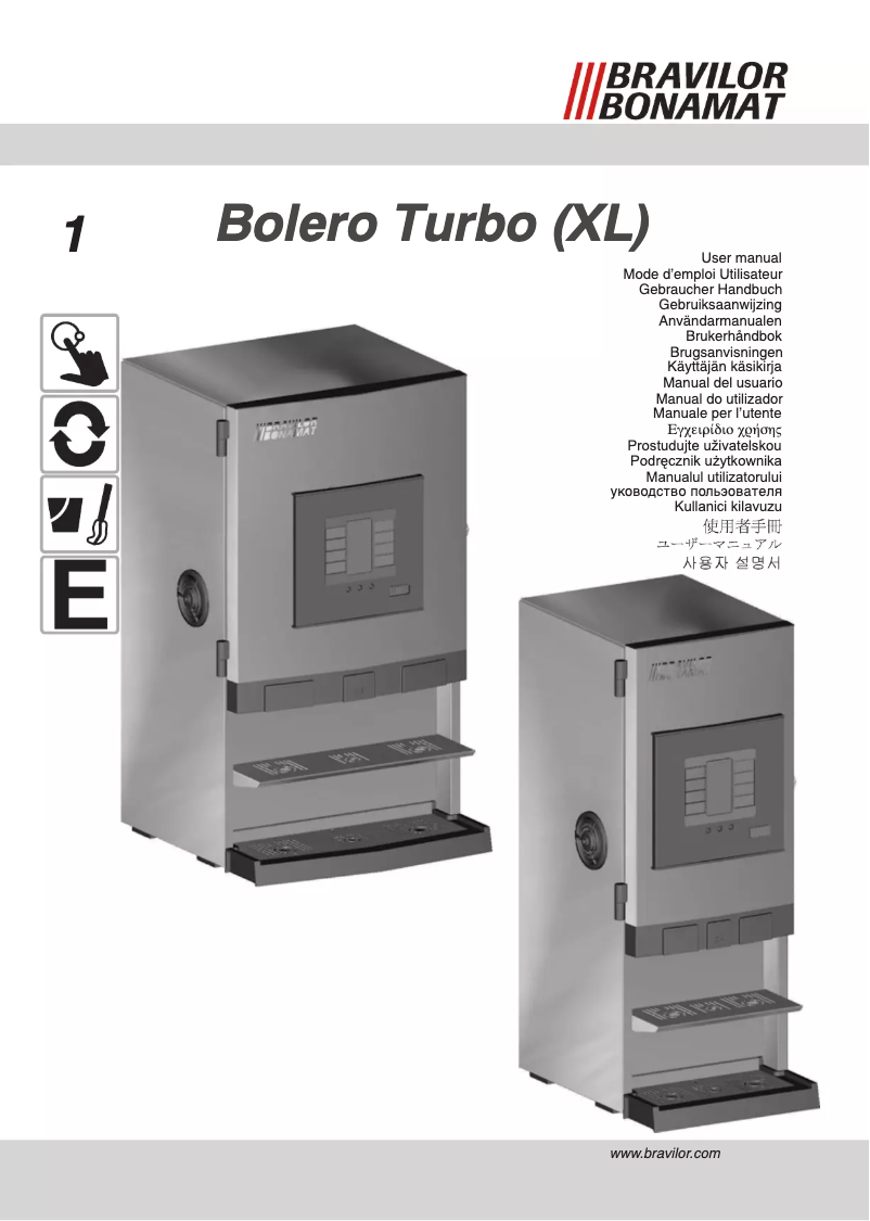 First page image of the manual for Bolero Turbo 403
