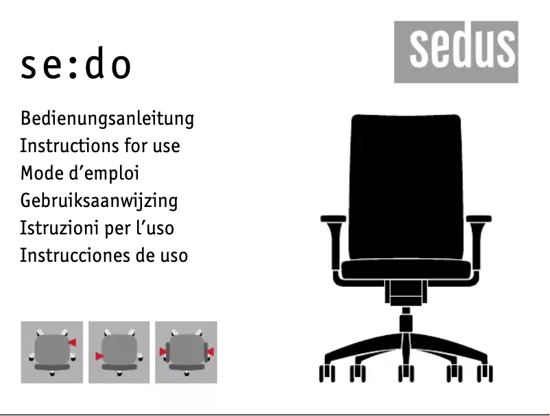 First page image of the manual for se:do