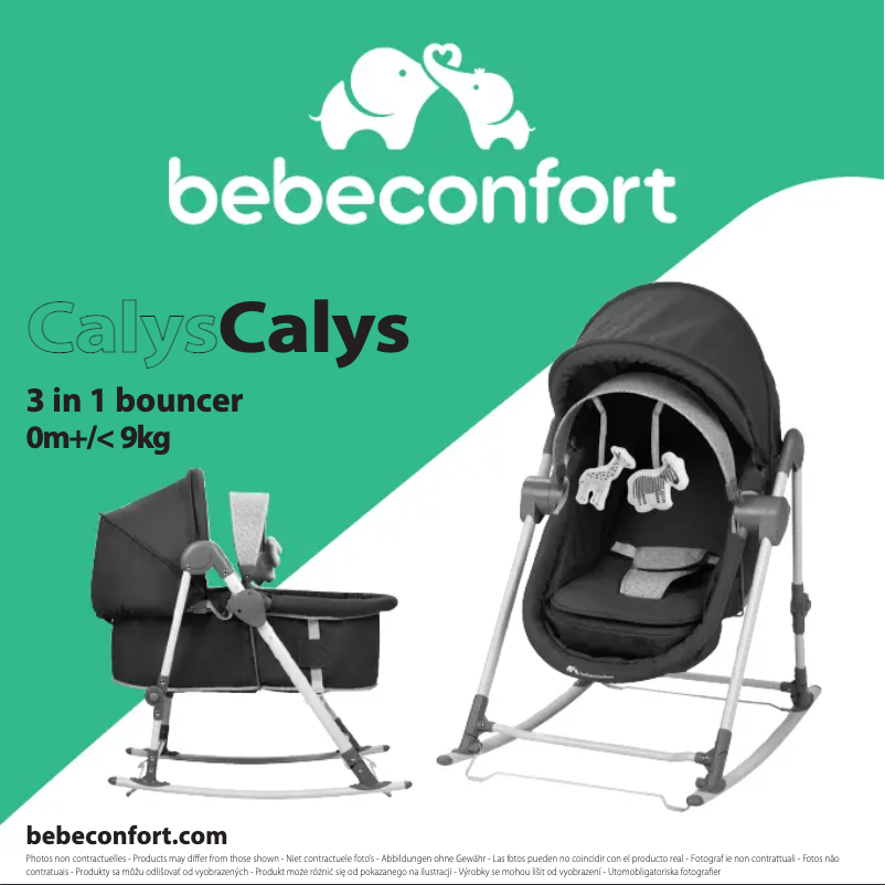 Page 1 of the manual User Manual Bebe Confort Calys