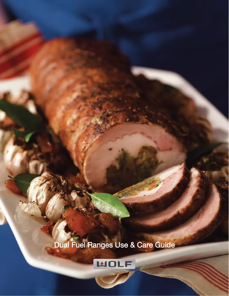 Page 1 de la notice Manuel d'utilisation et d'entretien Wolf DF484CG