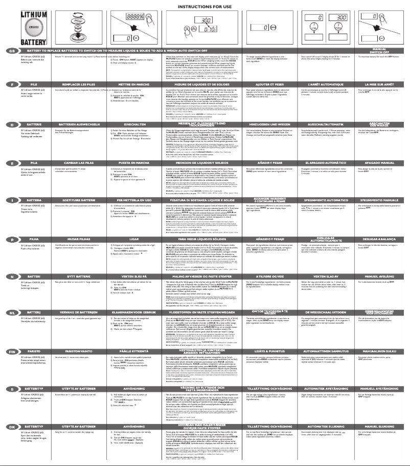 Image de la première page du manuel de l'appareil SL189