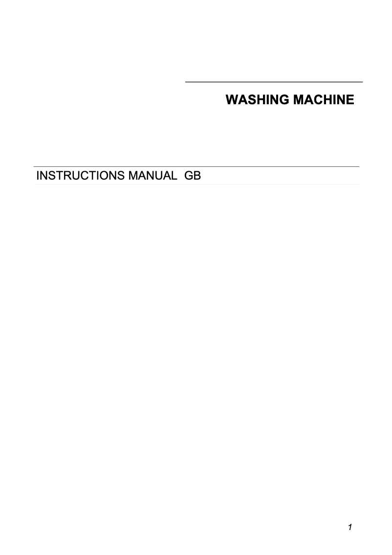First page image of the manual for WMF16A1
