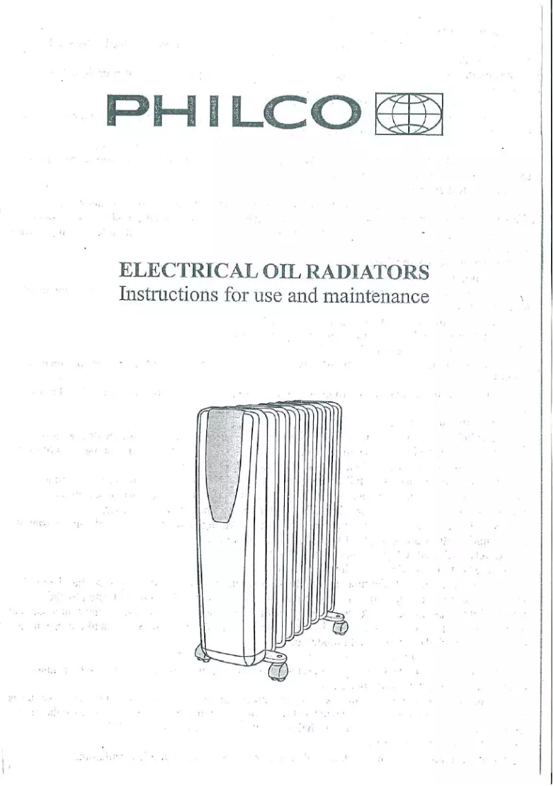 First page image of the manual for PH1225TD3G