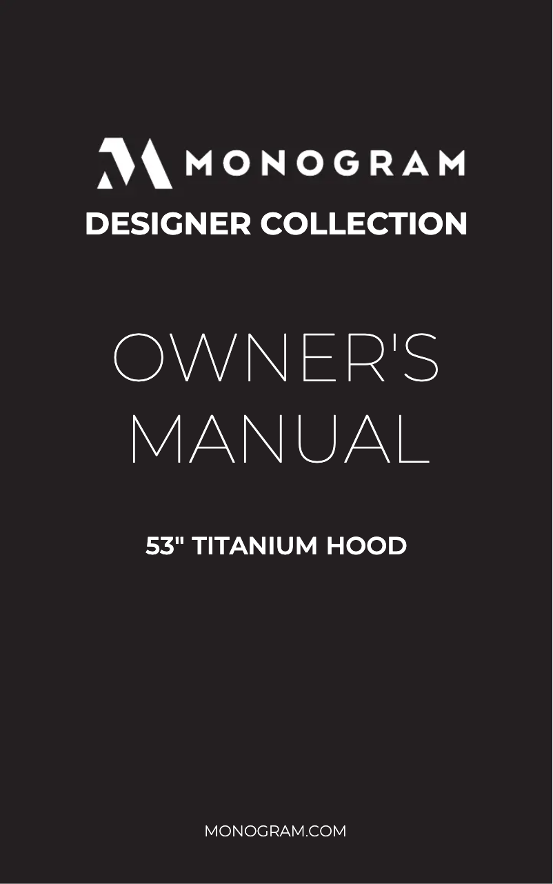 First page image of the manual for ZVC53DWTT