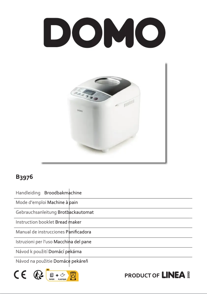 Page 1 of the manual User Manual Domo B3976