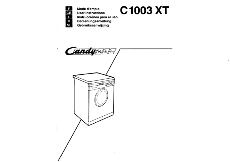 First page image of the manual for C1003XT