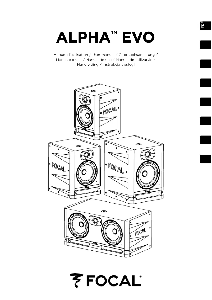 First page image of the manual for Alpha 80 Evo