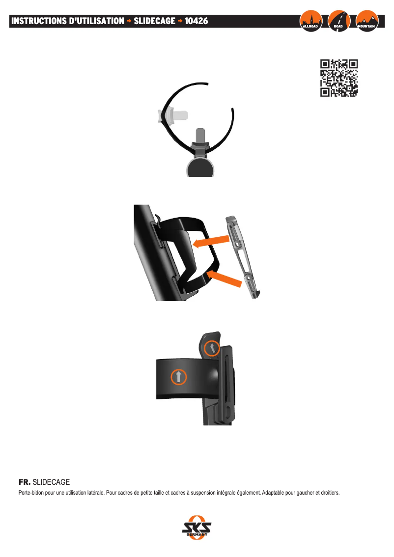 Page 1 of the manual User Manual SKS Slidecage