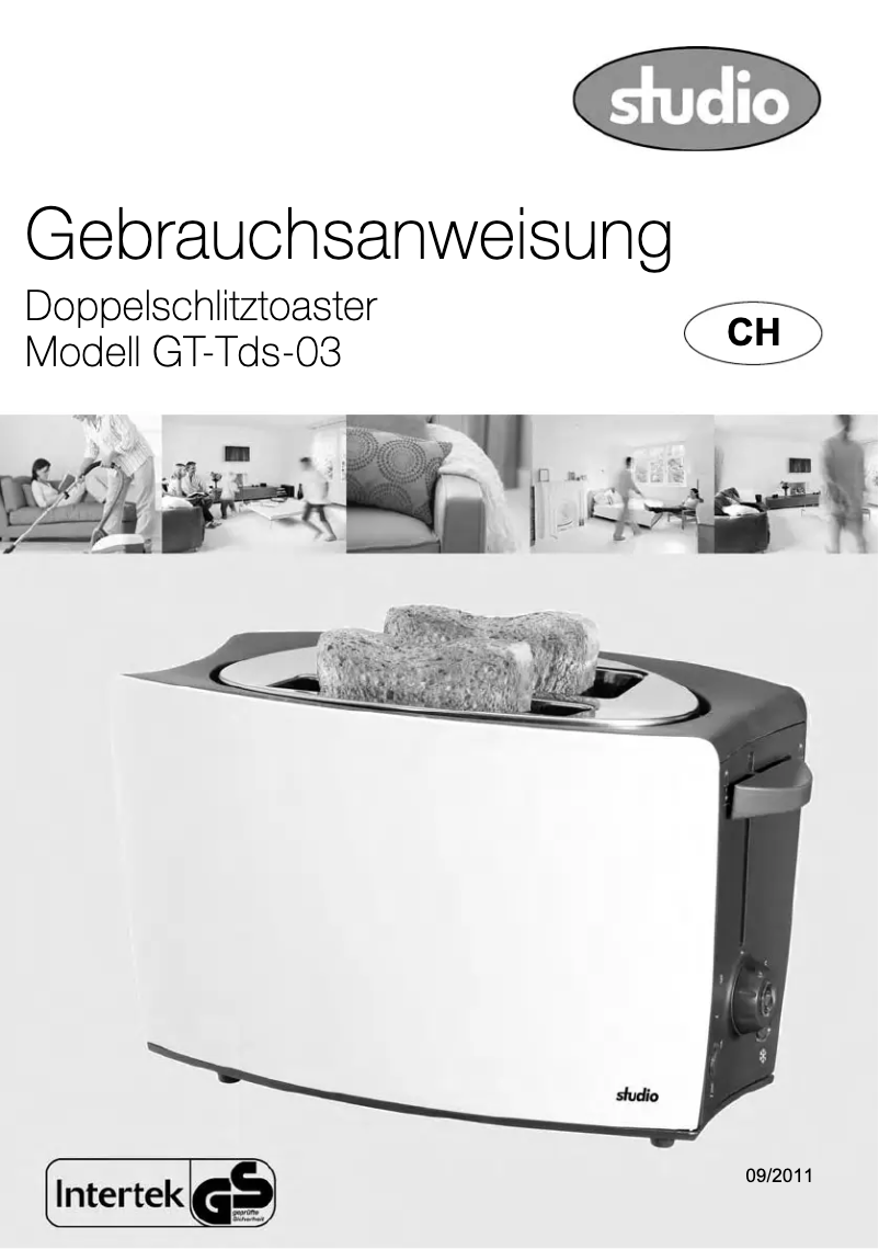 First page image of the manual for GT-Tds-03