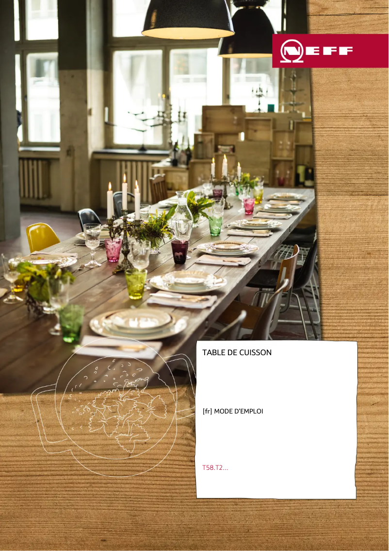 First page image of the manual for T58PT20X0