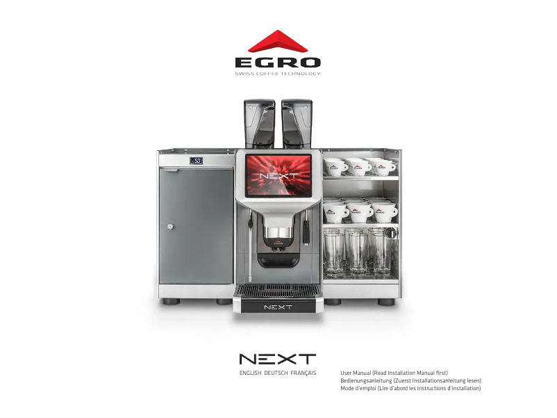 First page image of the manual for Next Top Milk