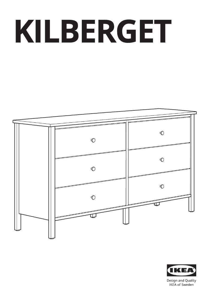 Page 1 of the manual User Manual Ikea KILBERGET 705.616.72