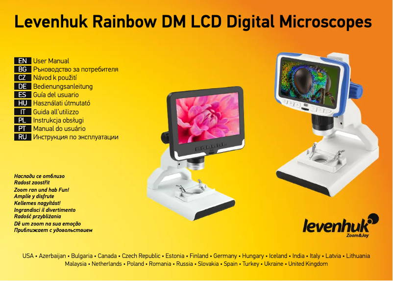 Page 1 of the manual User Manual Levenhuk Rainbow DM500