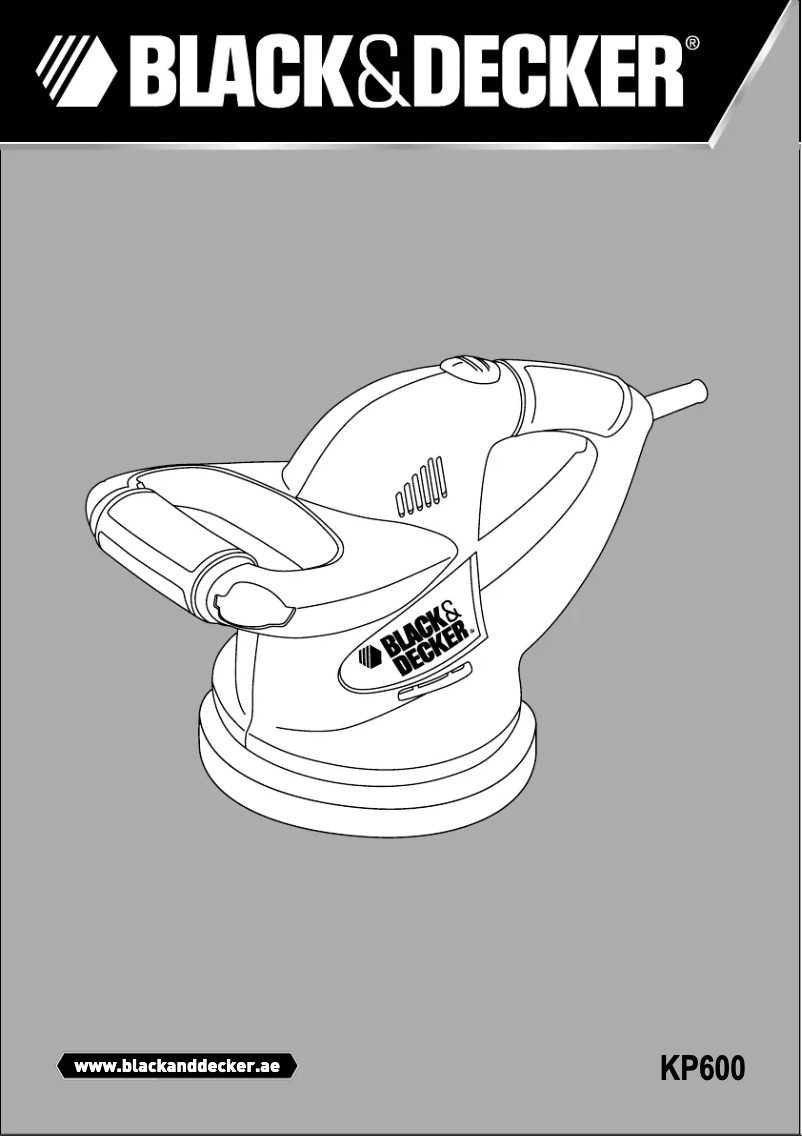 First page image of the manual for KP600