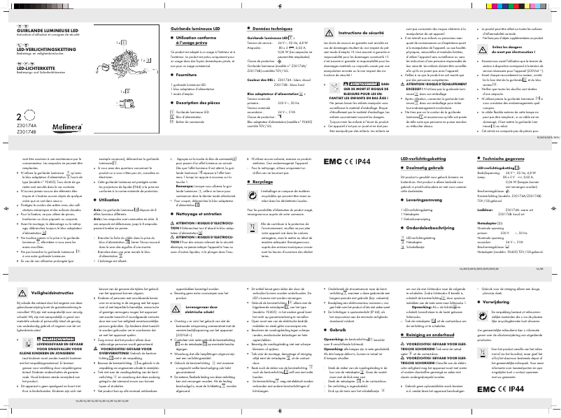 Page 1 of the manual User Manual Melinera IAN 114235