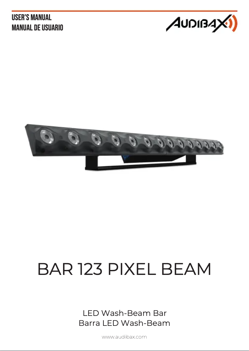 First page image of the manual for Bar 123