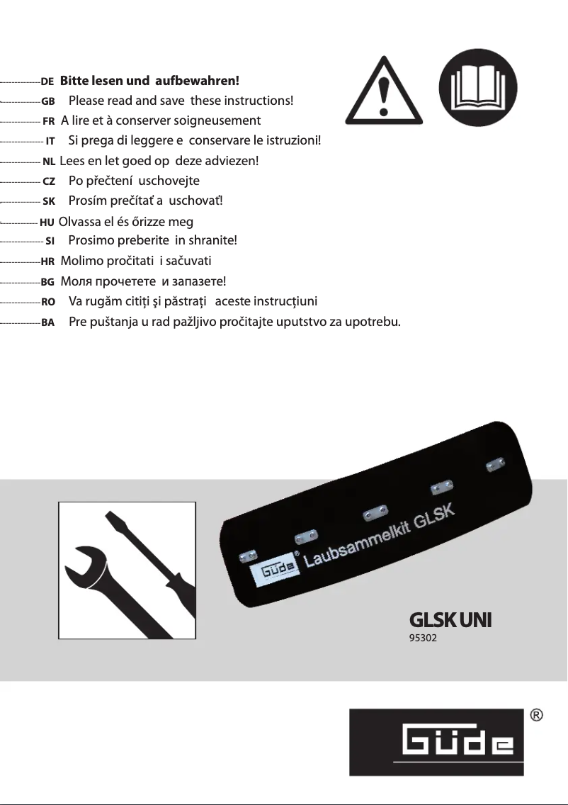 Page 1 of the manual User Manual Güde GLSK UNI