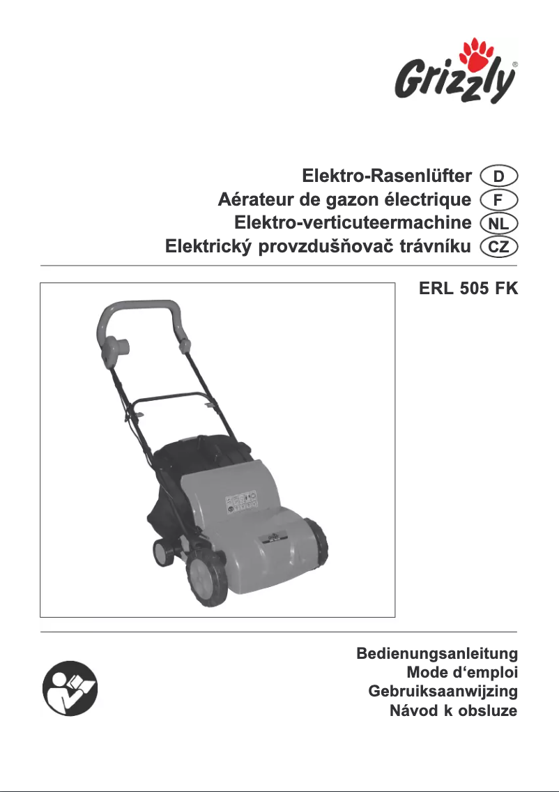 First page image of the manual for ERL 505 FK