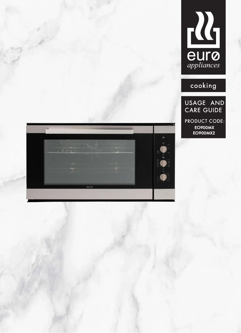 Page 1 of the manual User Manual Euro Appliances EO900MX2