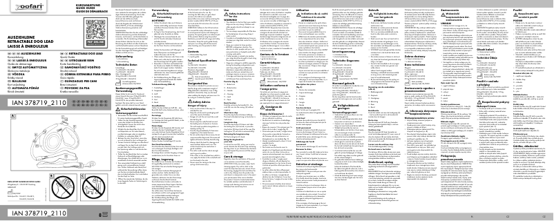 Page 1 of the manual User Manual Zoofari IAN 378719