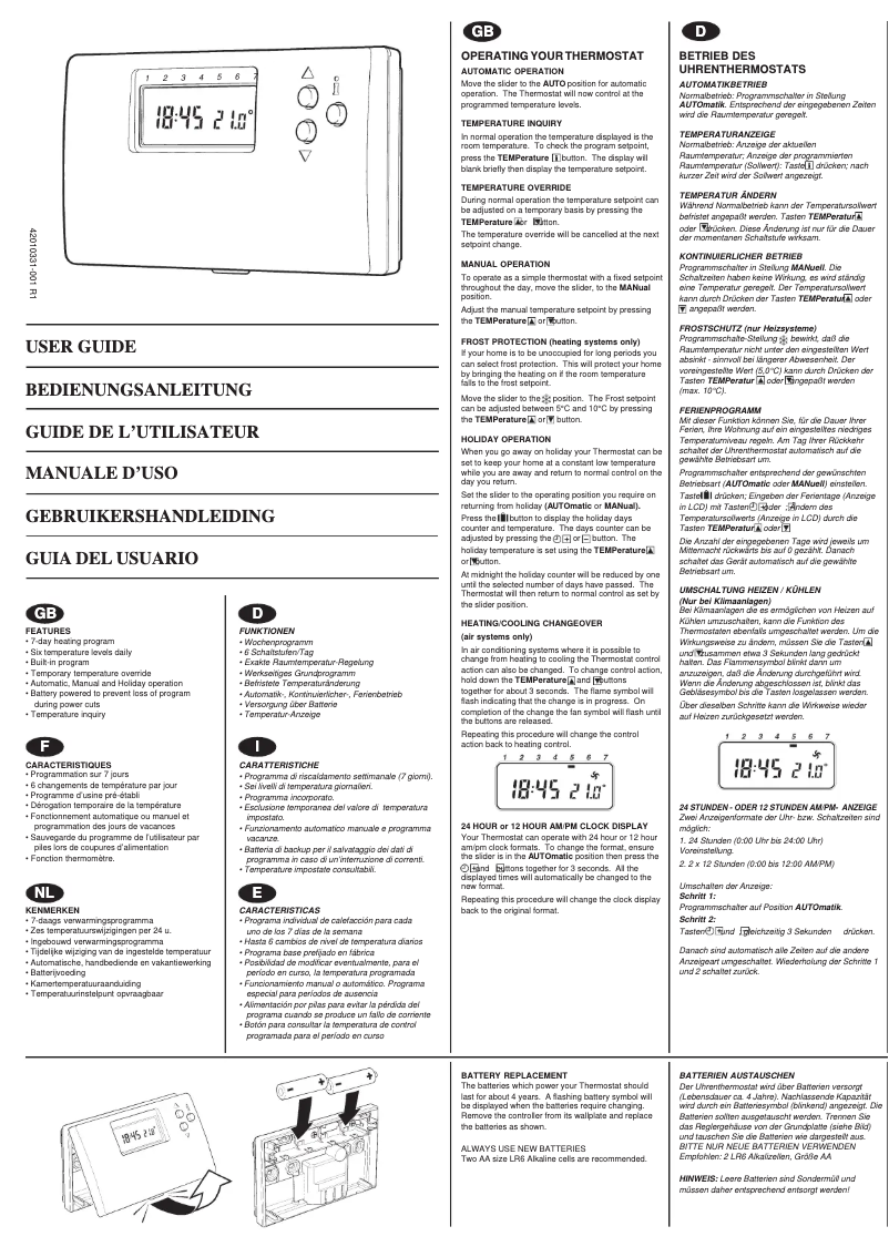 First page image of the manual for CM27i