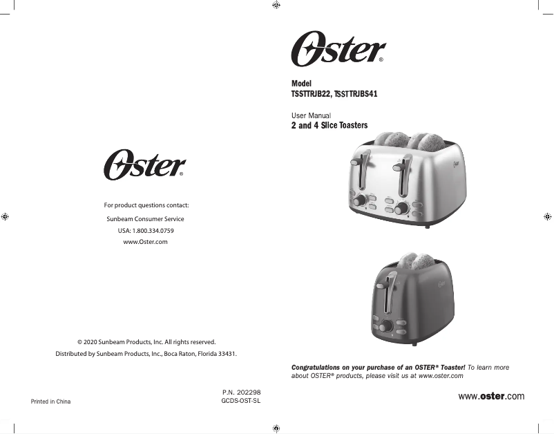 First page image of the manual for TSSTTRJBS41