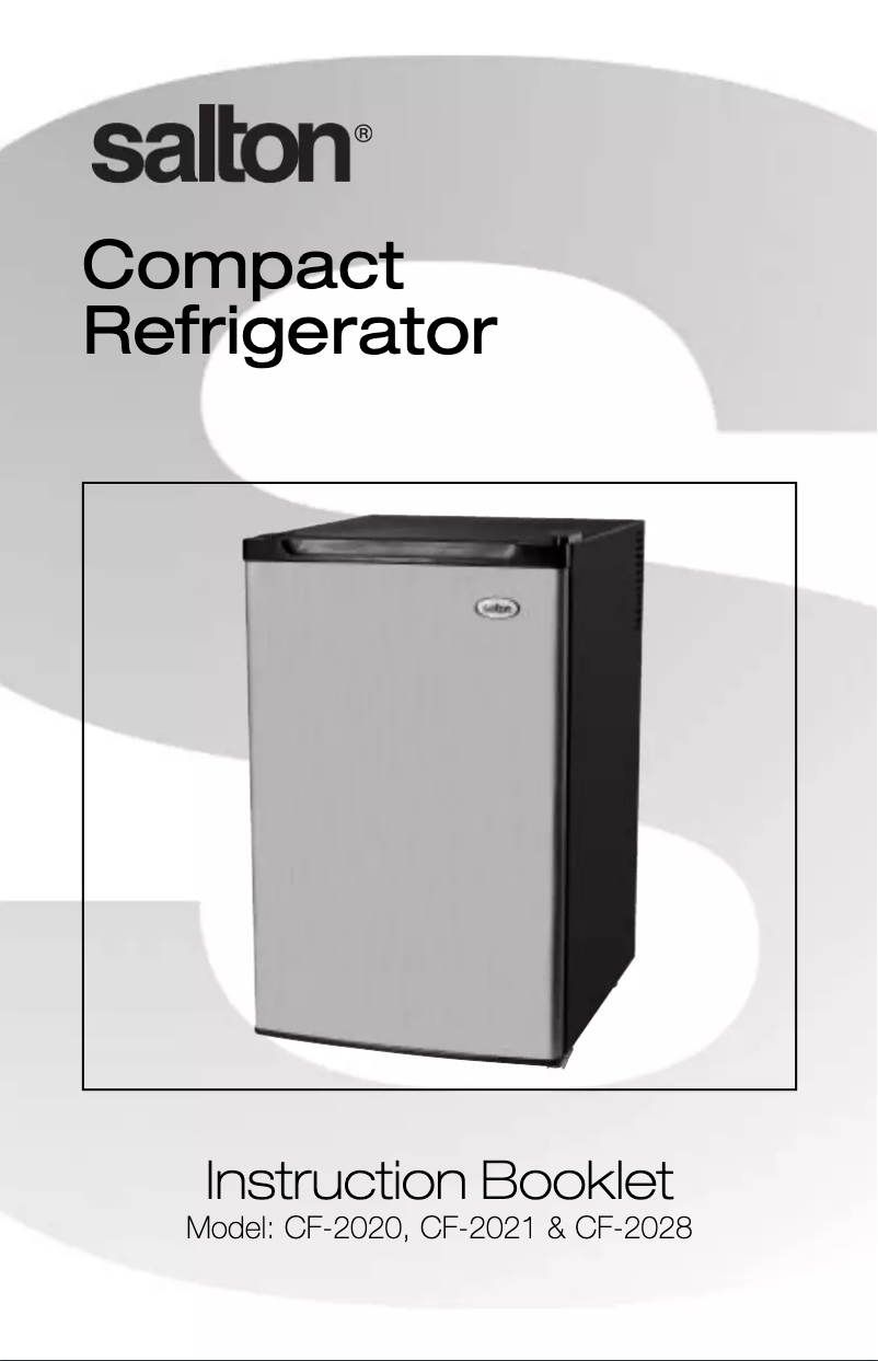 First page image of the manual for CF2020