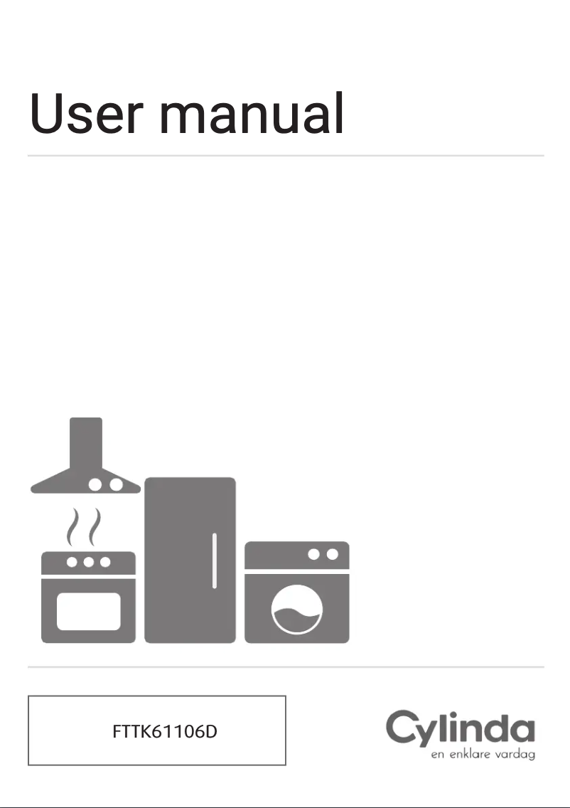 Page 1 of the manual User Manual Cylinda FTTK61106D