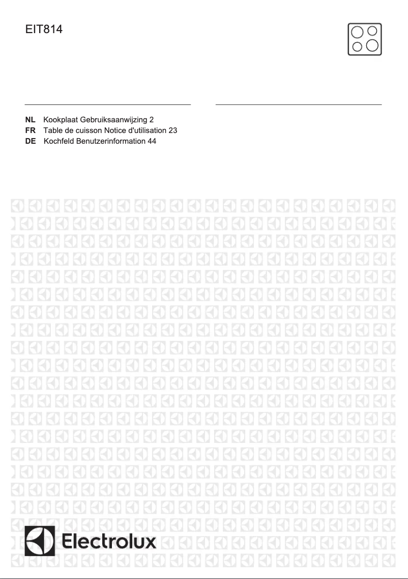 First page image of the manual for EIT814