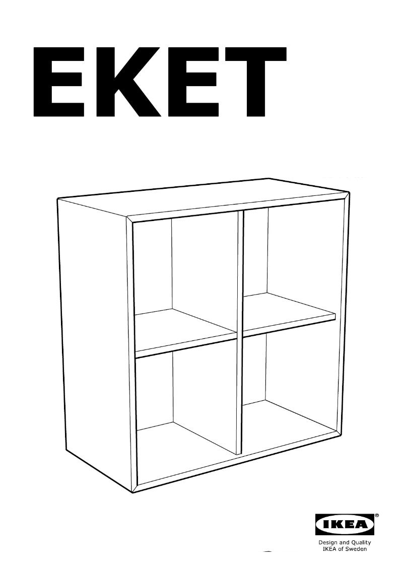 First page image of the manual for Eket