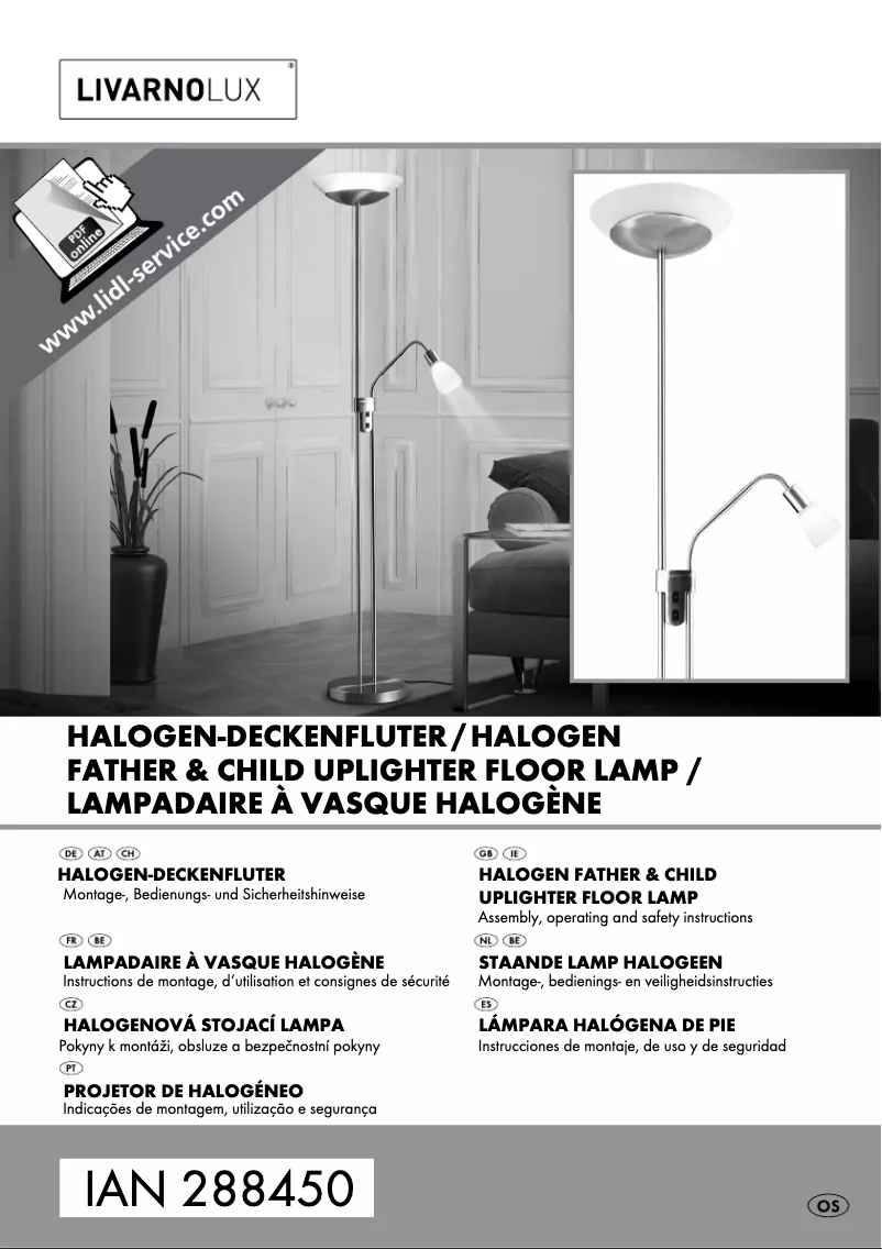 First page image of the manual for IAN 288450