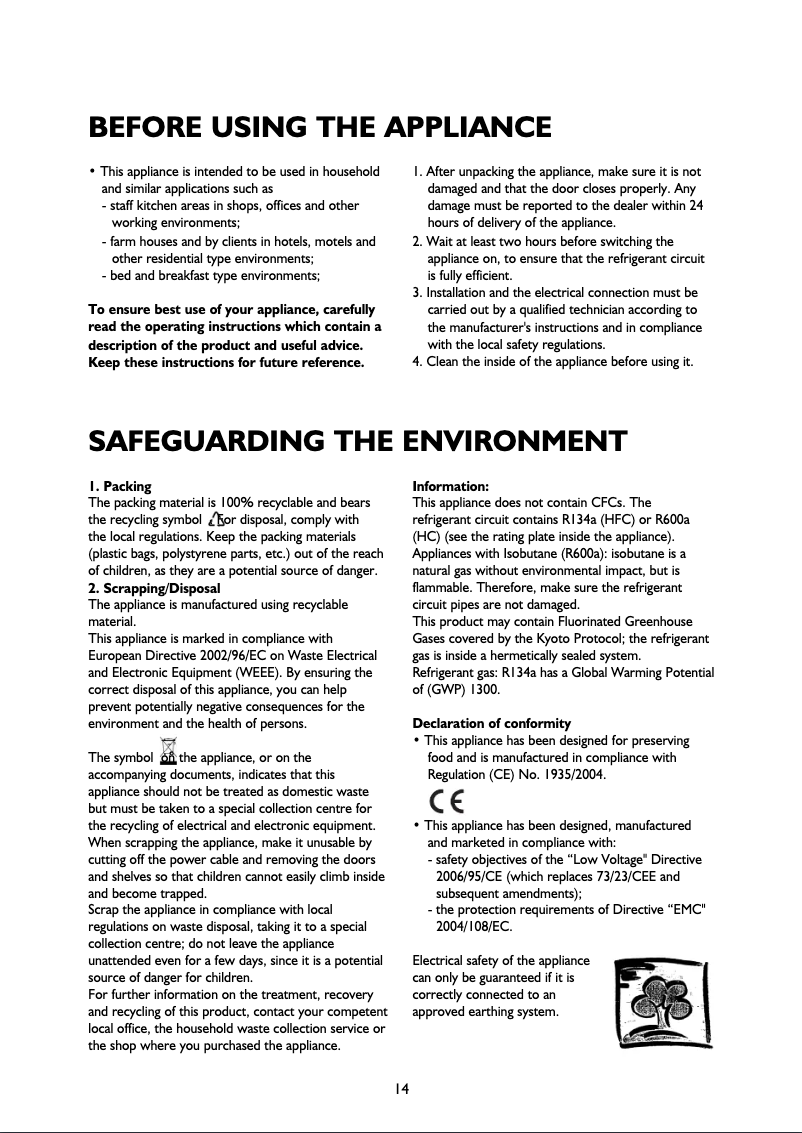 First page image of the manual for KRIE 3004/1/A+