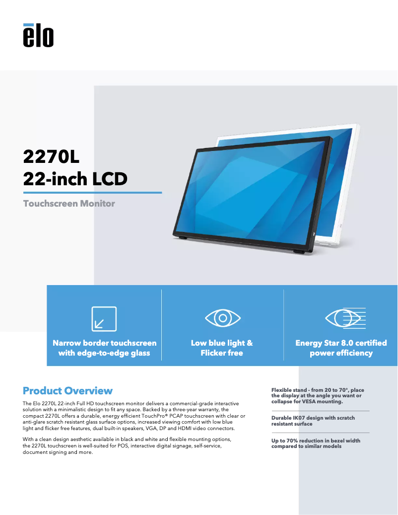 Image de la première page du manuel de l'appareil 2270L