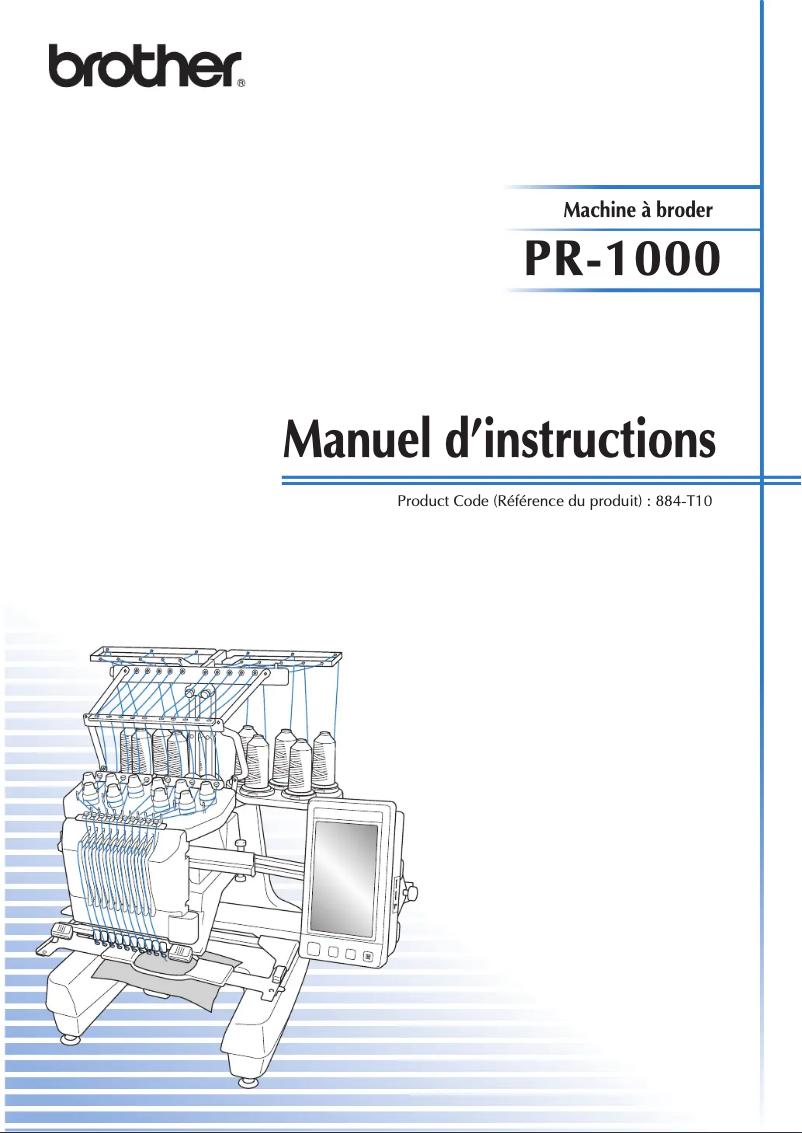 First page image of the manual for PR-1000