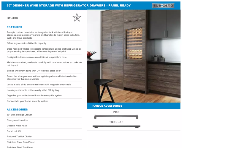 First page image of the manual for IW-30R-RH