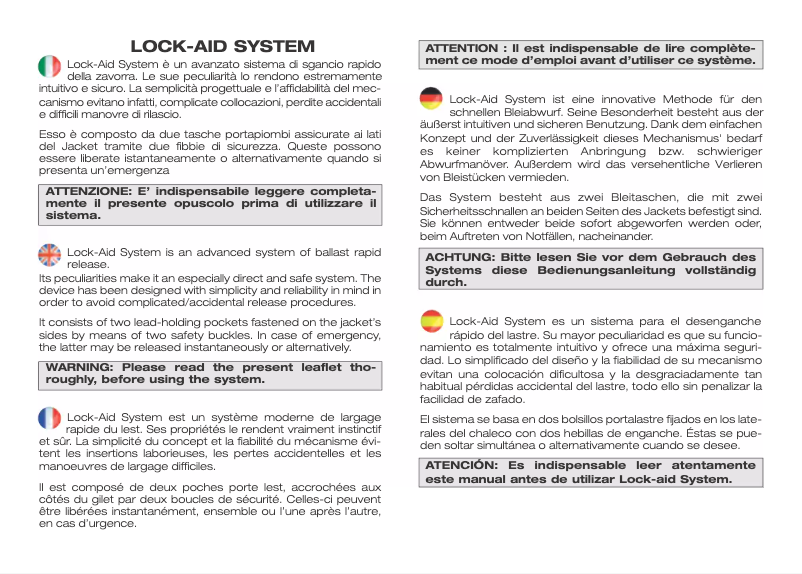 First page image of the manual for Travelight