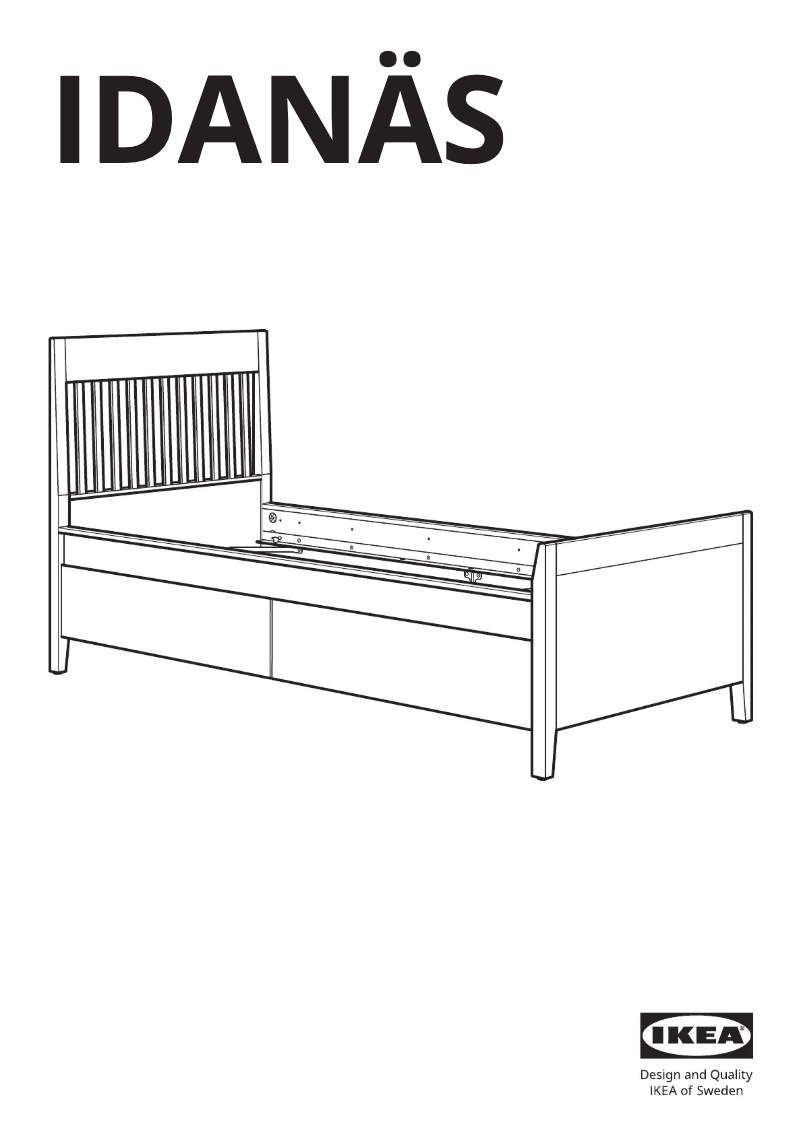 Page 1 of the manual User Manual Ikea IDANÄS 404.596.66